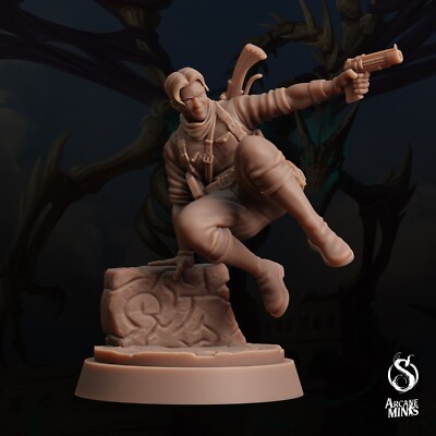 Human Gunslinger - Pose 2 | Arcane Minis | D&D Miniature