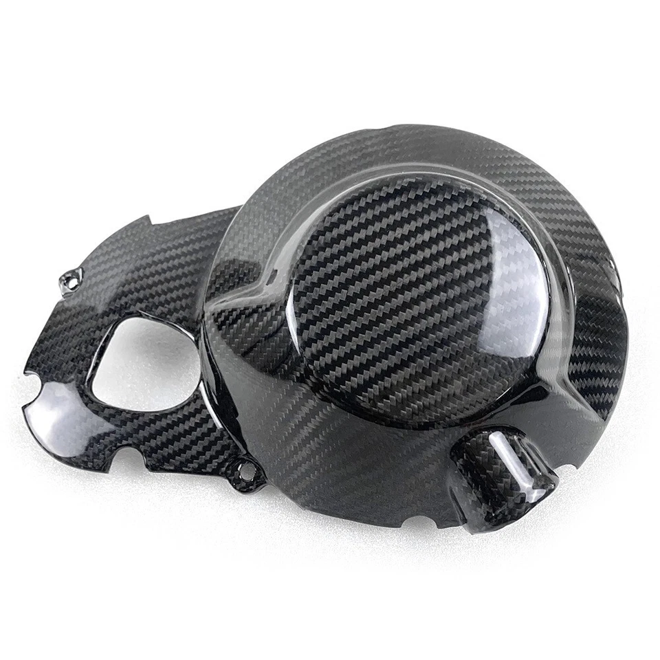 Cubierta protectora de embrague de fibra de carbono para MT-09 MT09 FZ09 2014-2020 Foto 3 de 3