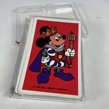King Mickey Mouse Playing Card Deck Walt Disney Productions Vintage Goofy Jokers