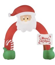 12.5 ft by 12  LED Santa Archway Holiday Inflatable Christmas Decoration Outdoor