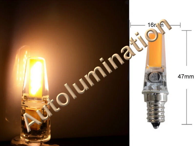 E12 COB LED 7W SMD Appliance Lights Bulb Lamp DC12V-24V Replaces WR02X12208  - Image 3 of 3