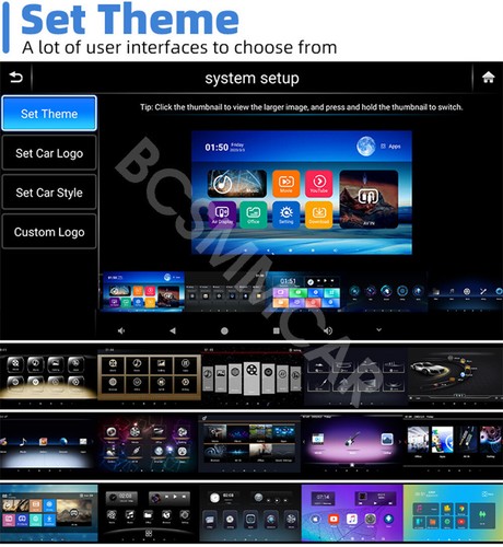 14'' Android 12 Headrest Monitor Video Player Car TV Touch Screen WiFi FM BT - Picture 15 of 24