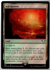 Ash Barrens 265 Uncommon Surge Foil Warhammer 40K MTG NM