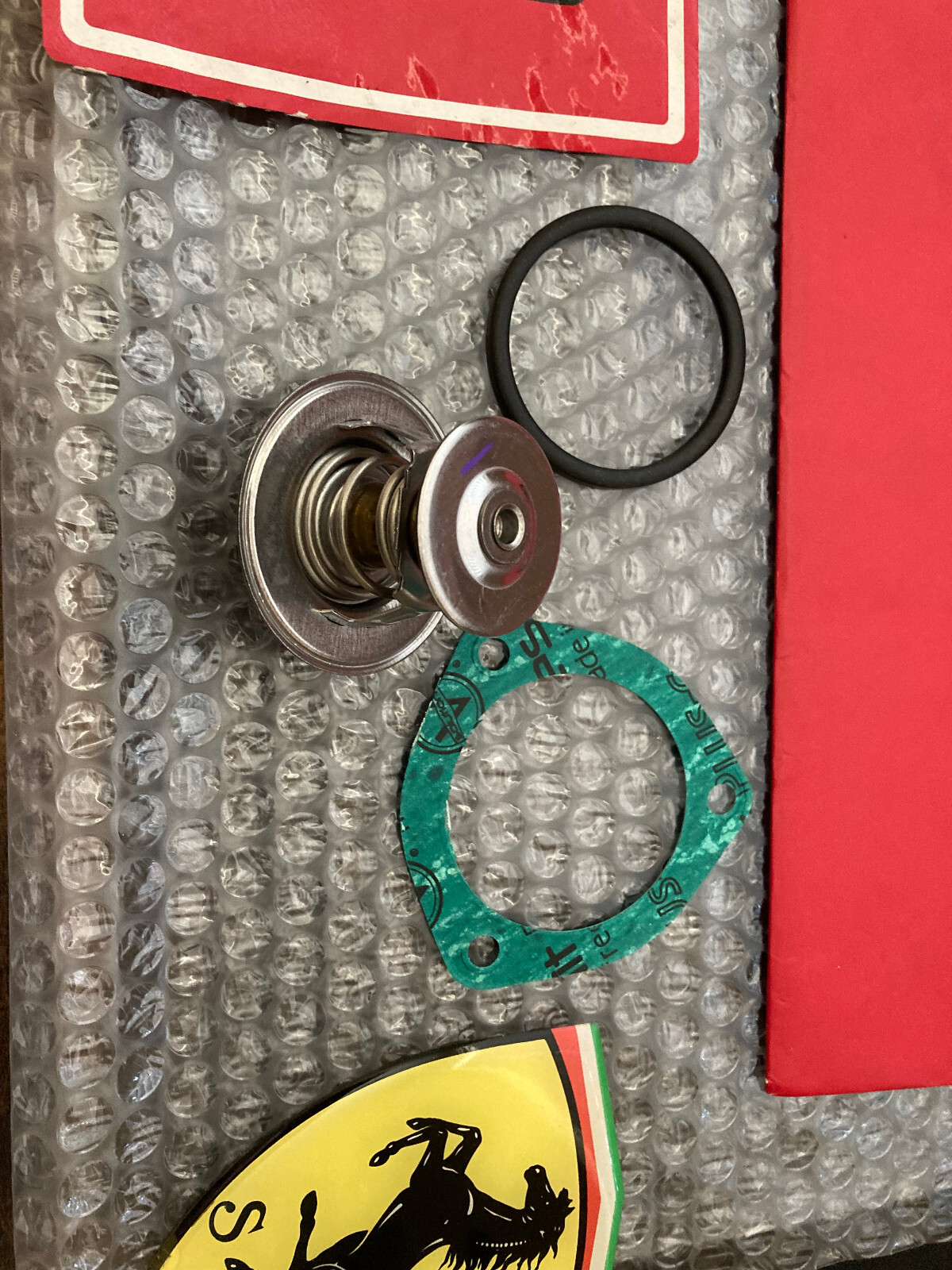 308-Gts-328-Gts-GT4- Mondale Ferrari Thermostat & Gasket  .