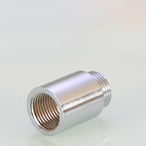 1/2" BSP Ni-Plated Brass Pipe Tap Extension Joint Female × Male Thread Connector - Picture 6 of 18