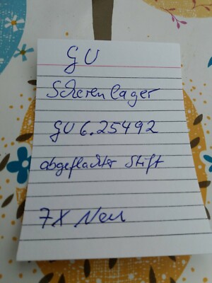 GU GRETSCH-UNITAS Gu 6.25492 Scherenlager mit abgeflachtem Stift