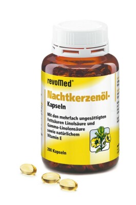 revoMed Nachtkerzenöl-Kapseln - 200 Kapseln (11,71 EUR/100 g)