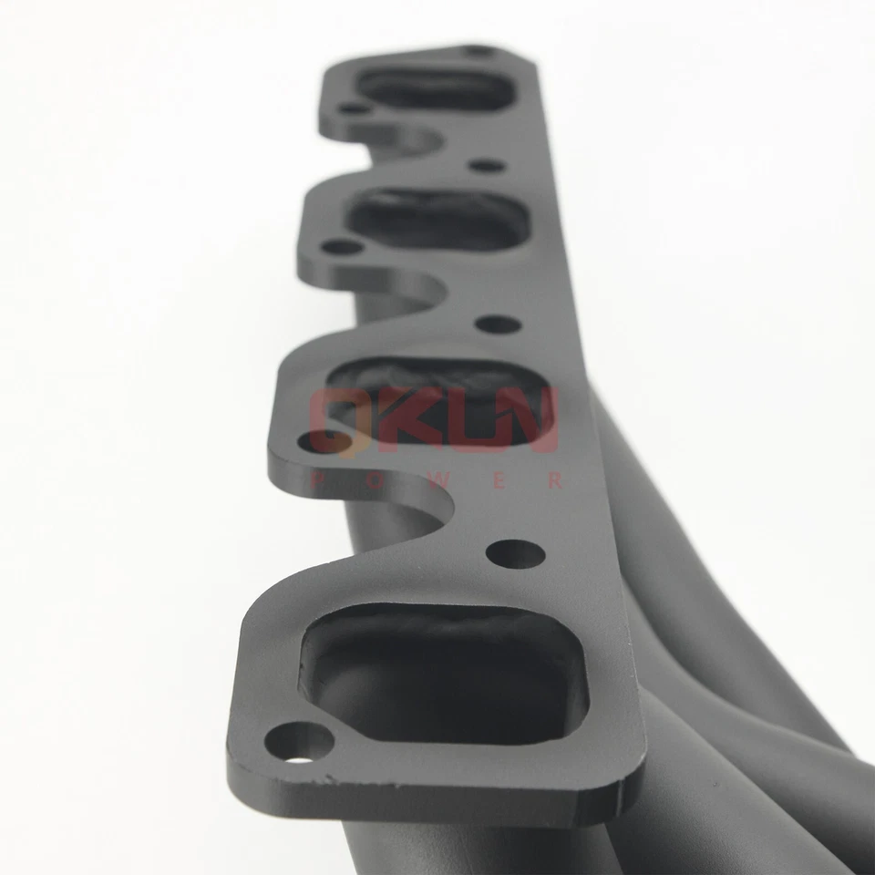 LONG TUBE HEADERS FOR 1970-1974 FORD MUSTANG MERCURY COUGAR MONTEGO PAIR BLACK - Image 4 of 4