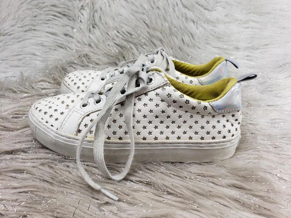 OLD NAVY Callalily Blanco Recortes Estrellas Niñas Talla 13 Foto 2 de 4