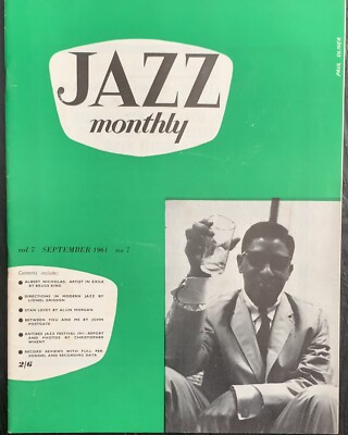 JAZZ MONTHLY, Sept 1961, v7/7: ALBERT NICHOLAS, STAN LEVEY, KENNY DORHAM