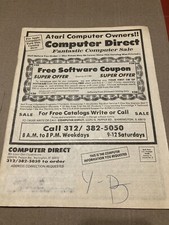 Vintage - Computer Direct Catalog-Commodore-Apple PC Amiga IBM Magazine 1980s