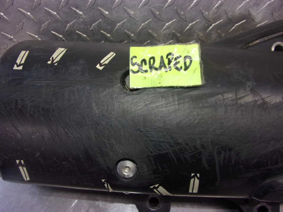 958 D YAMAHA SMAX 155 2015 OEM EXHAUST MUFFLER SYSTEM & GUARD COVER - Image 2 of 4