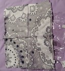 NWT VERA BRADLEY SOFT FRINGE NIGHT STARS SCARF  grays — photo 1