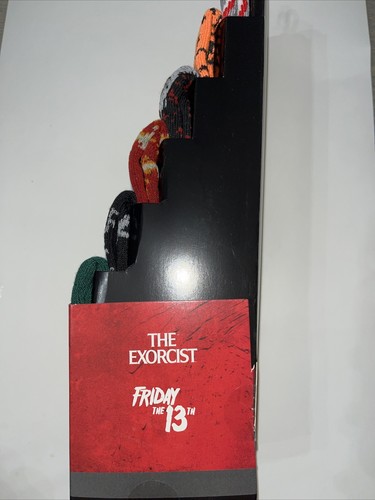 Horror 6 Pairs Of Casual Crew Socks Size 8-12 Men - Bild 2 von 6