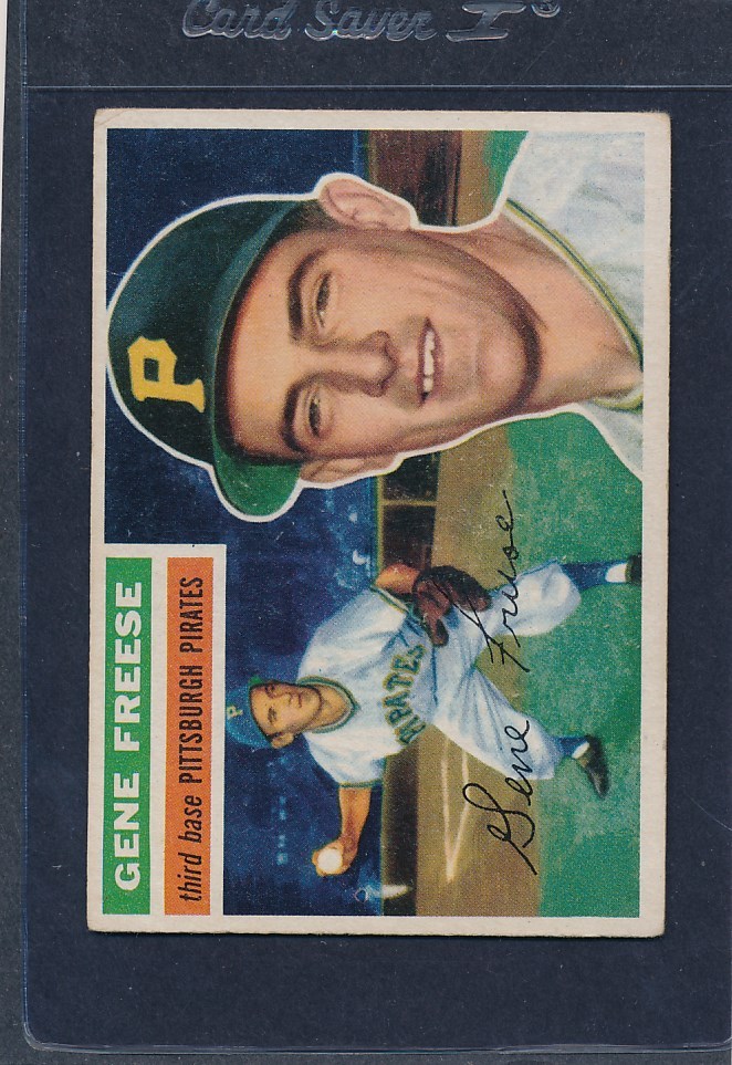 1956 Topps GB #046 Gene Freese Pirates VG/EX 56T46-91615-8 | eBay