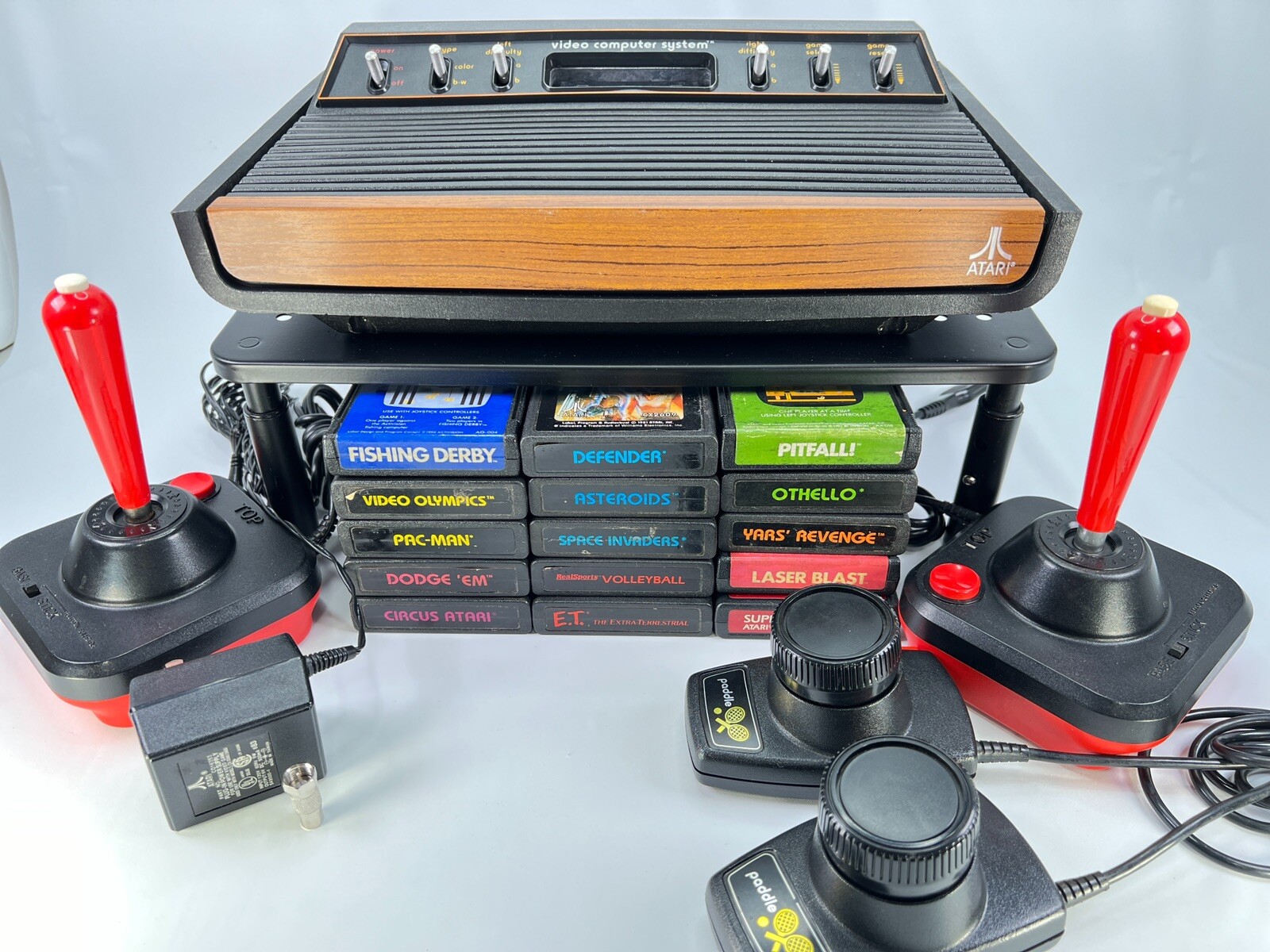 Atari 2600 Heavy Sixer Ultra Rare Taiwan Variant CX-2600 Few Made 15 Games  + AC | eBay