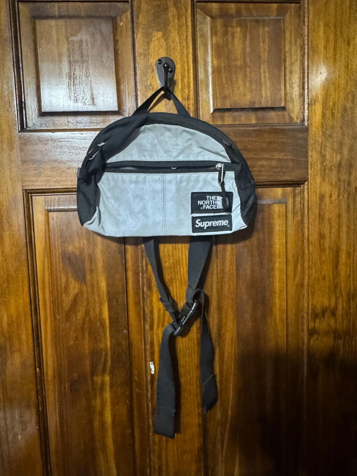 Sac Supreme SS13 x The North Face Roo 2 tailles (noir) 3M boîte réfléchissante logo TNF