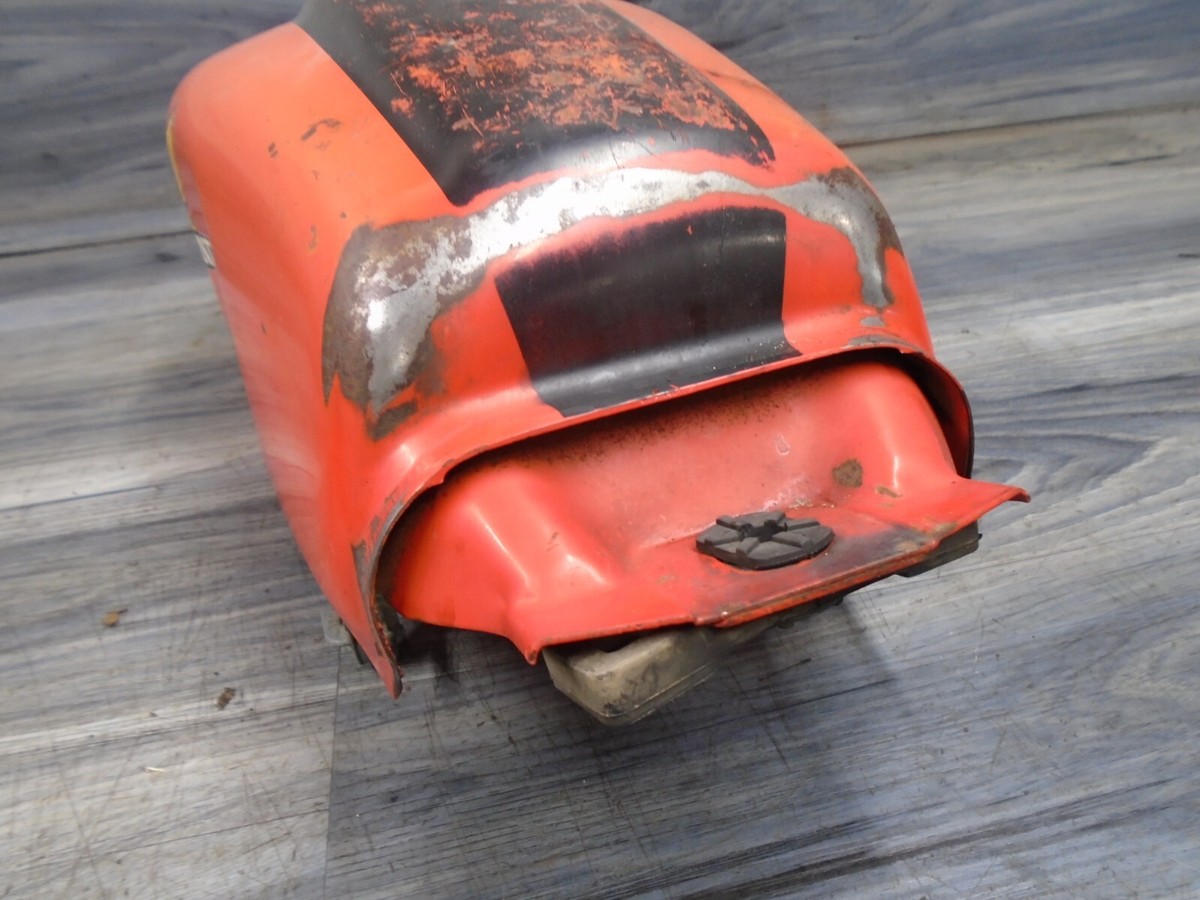 Honda XR200 XR XL 200 Motorcycle Bike Red Metal Gas Tank Fuel #3