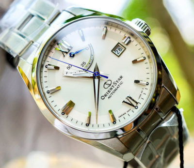 Orient Star Men's Watch Automatic Sapphire Crystal Silver Dial RK