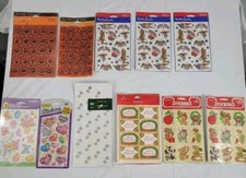 Stickers Mixed Lot of Holidays Brands American Greetings Hallmark Mello Smello