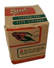 Vintage Bud Typewriter Type Plastic Putty Cleaner Red Green Original Box thumbnail