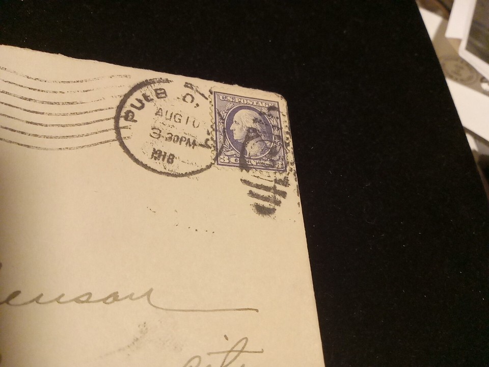Rare Washington 3c U.S Postage 1918 Cover Pueblo Co eBay