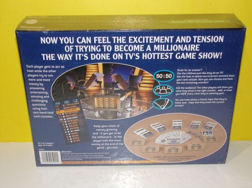 Who Wants To Be a Millionaire Brettspiel 2000 basierend auf TV-Spielshow versiegelt NEU - Bild 2 von 2