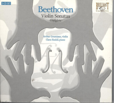 CD-BOX Beethoven Violin Sonatas Complete DIGIPAK Brilliant Classics