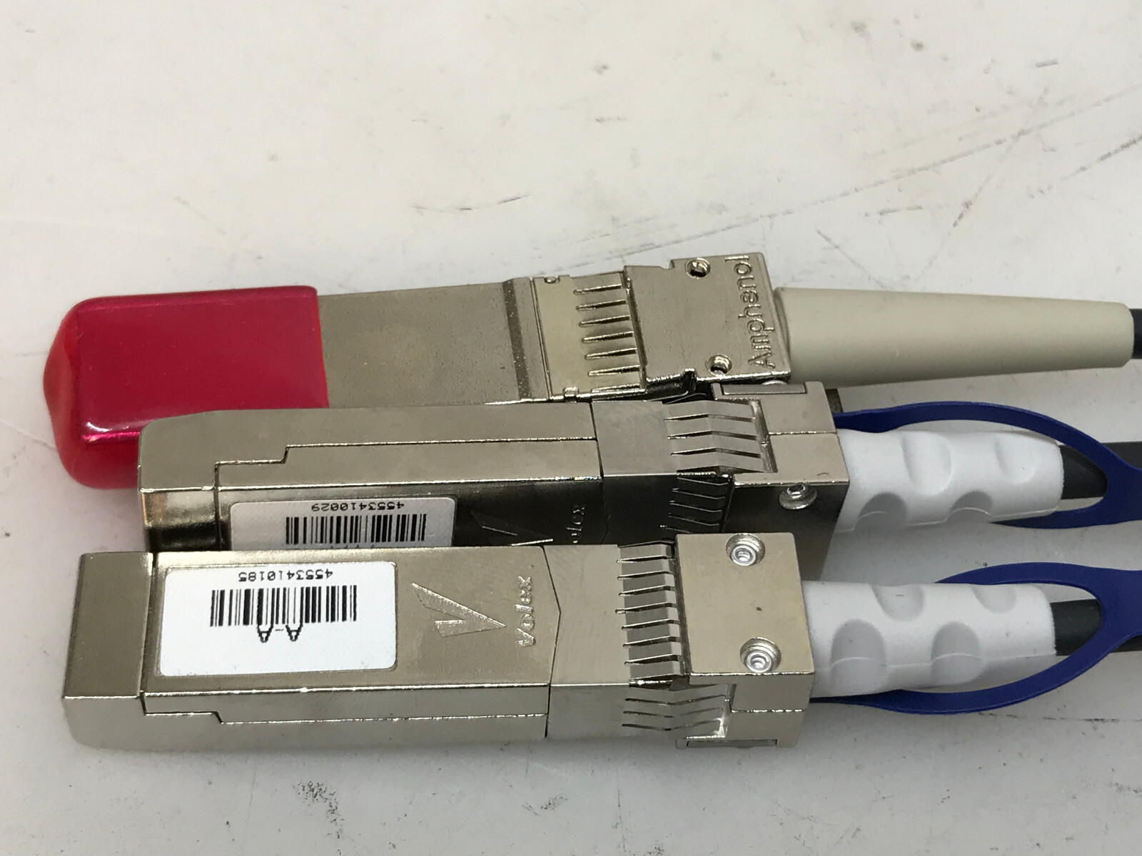 Lot of 3 509506-003 4GB SFP interface cable 0.41m 496917-001 Volex 