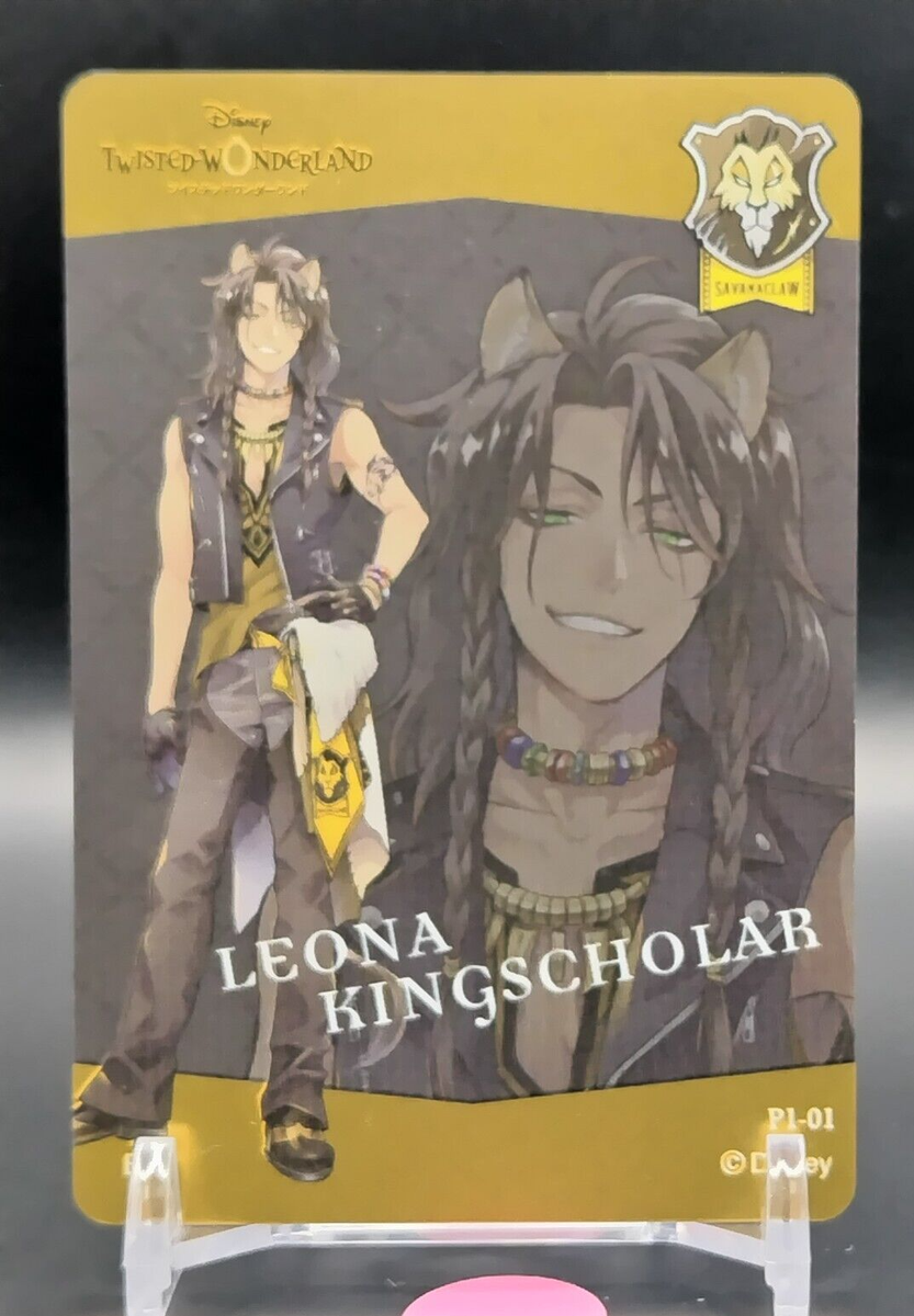Leona Kingscholar Disney Twisted Wonderland Wafer Card BANDAI