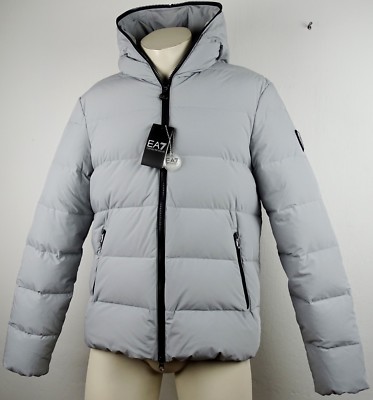 EMPORIO ARMANI Daunenjacke Herren Jacke Down Jacket Kapuze Gr.S 
