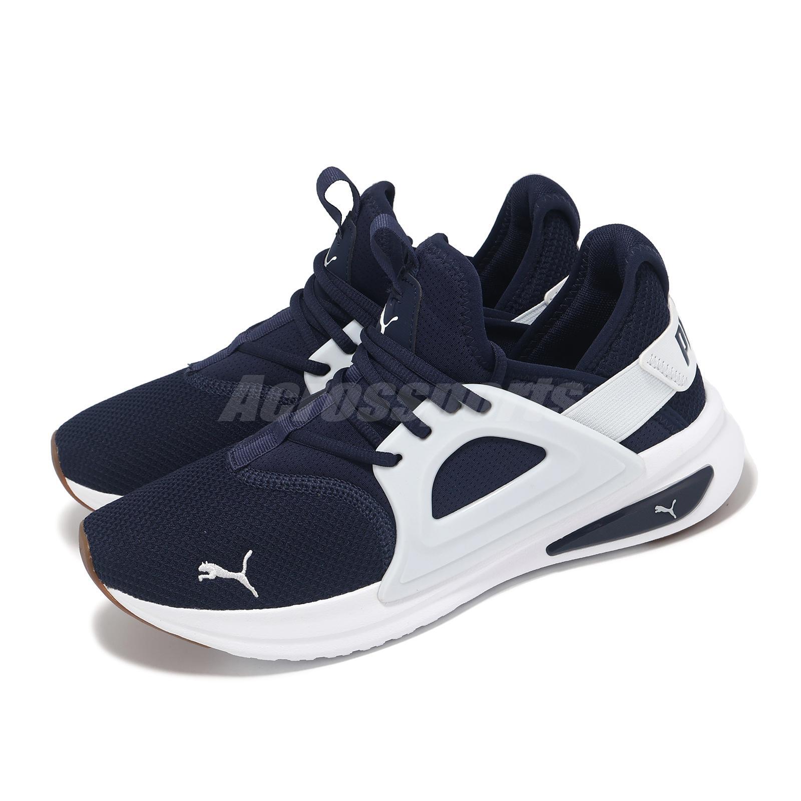 Мужские кроссовки Puma Softride Enzo Evo Better Rmx Темно-синий Серебристый Туман белый 378291-13 15290₽
