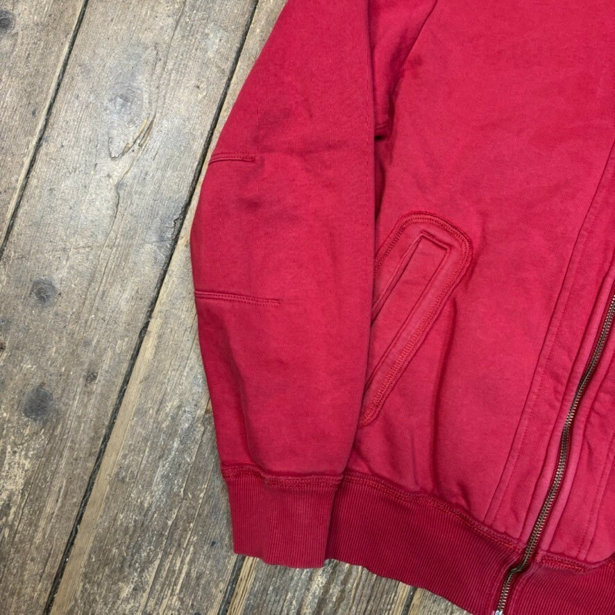 Puma Hoodie Mens Y2K Full Zip Vintage Sweatshirt, Red, Medium image 6