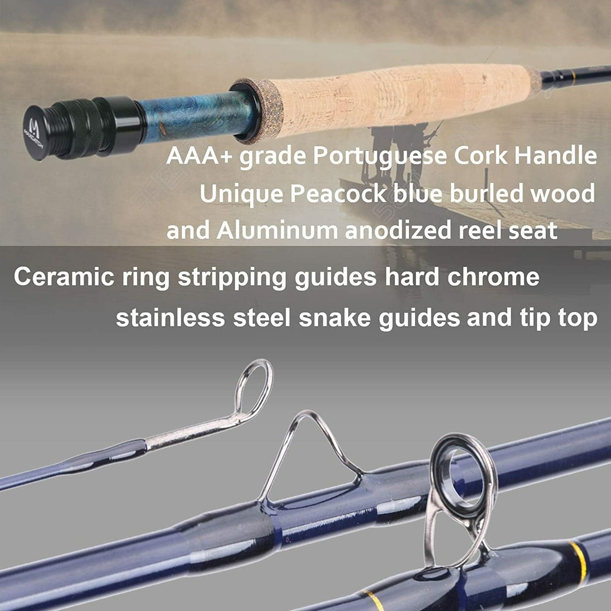 Maxcatch Performance Nymph Fly Fishing Rod in 2/3/4wt:10/11ft,4