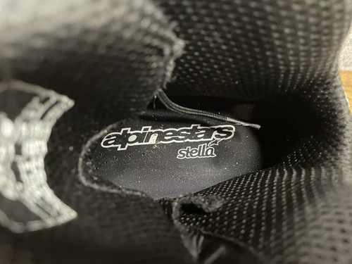 ALPINESTARS Stella Faster 2 WP Boots/Shoes Black, Gold SIZE US 7 EU SIZE 38.5 - Picture 21 of 23