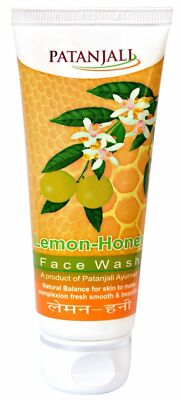 5 PACK PATANJALI LEMON HONEY FACE WASH