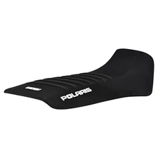 1996-04 Polaris Sportsman 335-700 Seat Cover  all BLACK/BLACK ribs #218 LOGO