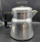 Vintage WEAR EVER Aluminum Percolator Coffee Pot Model No. 5062. Complete