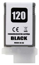 CARTOUCHE PFI-120BK NOIRE 2885C001 PIGMENTÉE COMPATIBLE POUR CANON imagePROGRAF