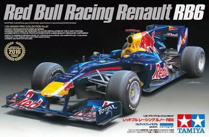 Maquette Tamiya 20067 Red Bull Racing Renault RB6 1:20