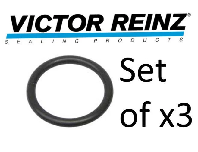 3 Set of Engine Oil Cooler O-Ring for Audi, Volkswagen - VICTOR REINZ - Image 2 of 4