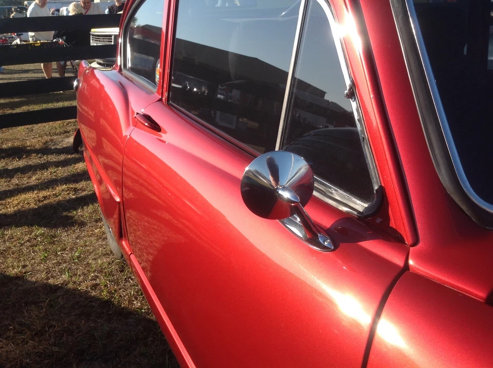 1950 1951 1952 1953 1954 Kaiser Henry J Mirrors Pair (2) chrome / stainless NEW - Image 3 of 4