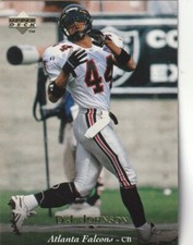 FREE SHIPPING-MINT-1995 Upper Deck DJ Johnson #182 FALCONS