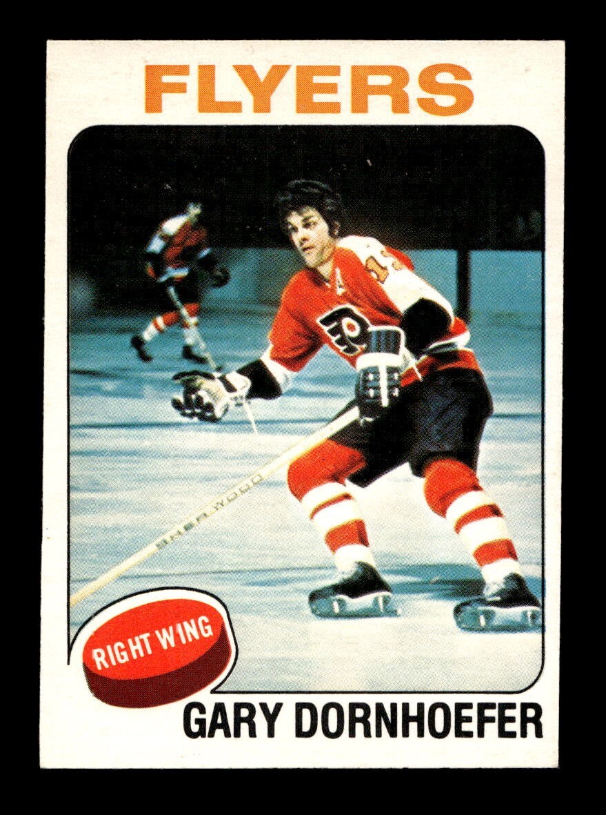 1975 76 O-Pee-Chee #129 Gary Dornhoefer Flyers NEAR MINT *9v