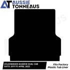 Rubber Ute Mat for VW Amarok Dual Cab (2011 to April 2023)-Suits Factory Liner