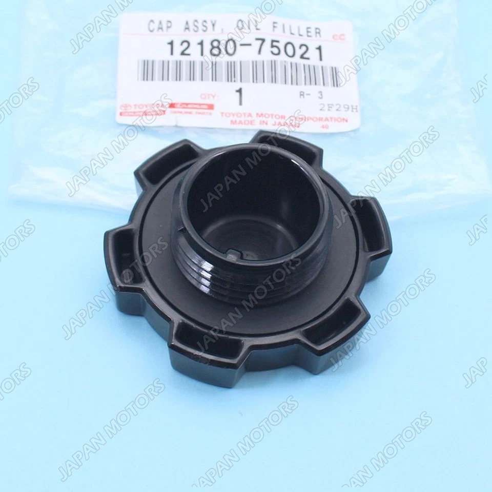 Original OEM Toyota RAV4 Lexus LX450 Tapa de llenado de aceite de motor Sub-Assy 12180-75021 Foto 3 de 4