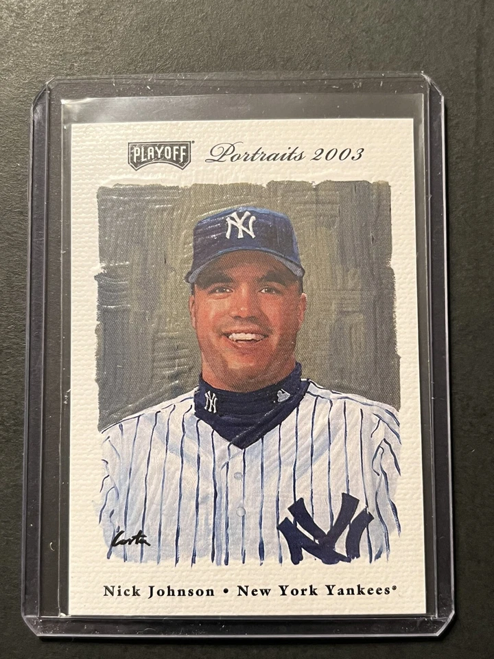 2003 (YANKEES) Playoff Portraits #114 Nick Johnson - Image 3 of 4