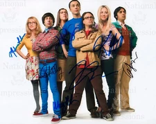 Entire Big Bang Theory cast autographed 8x10 Photo Buy 1 Get 1 FREE REPRINT