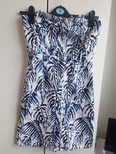 Ladies Summer Denim Style Jacks Wills Size 6 Short Dress
