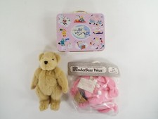 Muffy Vanderbear Wear Bunny Outfit Plush Teddy Bear Kid's Club Scarf Tin